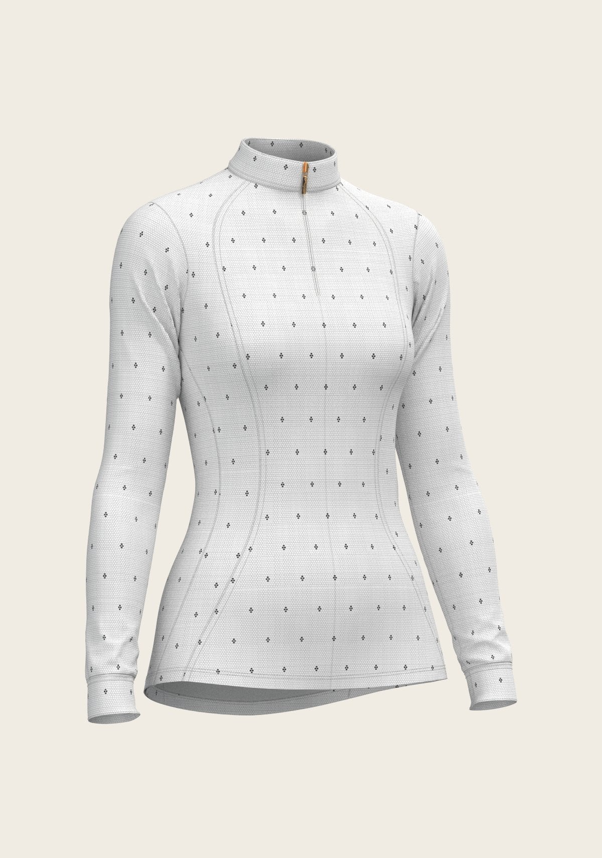 Mosaic 4 Dot Quarter Zip Sun Shirt - Espoir Equestrian - Equiluxe Tack