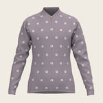 Mosaic Daises in Lavender Children's Long Sleeve Shirt - Espoir Equestrian - Equiluxe Tack