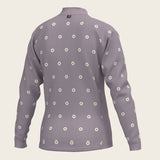 Mosaic Daises in Lavender Children's Long Sleeve Shirt - Espoir Equestrian - Equiluxe Tack