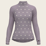 Mosaic Daises in Lavender Long Sleeve Sport Sun Shirt - Espoir Equestrian - Equiluxe Tack