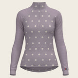 Mosaic Daises in Lavender Long Sleeve Sport Sun Shirt - Espoir Equestrian - Equiluxe Tack