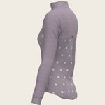 Mosaic Daises in Lavender Long Sleeve Sport Sun Shirt - Espoir Equestrian - Equiluxe Tack