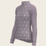 Mosaic Daises in Lavender Long Sleeve Sport Sun Shirt - Espoir Equestrian - Equiluxe Tack