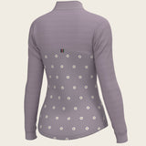 Mosaic Daises in Lavender Long Sleeve Sport Sun Shirt - Espoir Equestrian - Equiluxe Tack