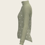 Mosaic Daises in Olive Long Sleeve Sport Sun Shirt - Espoir Equestrian - Equiluxe Tack