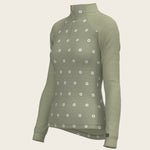 Mosaic Daises in Olive Long Sleeve Sport Sun Shirt - Espoir Equestrian - Equiluxe Tack