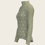 Mosaic Daises in Olive Long Sleeve Sport Sun Shirt - Espoir Equestrian - Equiluxe Tack