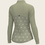 Mosaic Daises in Olive Long Sleeve Sport Sun Shirt - Espoir Equestrian - Equiluxe Tack