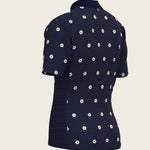 Mosaic Daisies in Navy Children's Short Sleeve Shirt - Espoir Equestrian - Equiluxe Tack