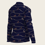 Navy Cheval Children's Long Sleeve Shirt - Espoir Equestrian - Equiluxe Tack