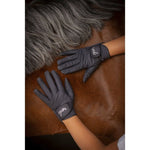 Navy Eden by Pénélope Prisma Strass Gloves - Children - Pénélope - Equiluxe Tack