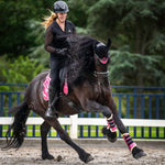 Neon Pink Brushing Boots - Equestroom - Equiluxe Tack