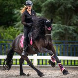 Neon Pink Brushing Boots - Equestroom - Equiluxe Tack