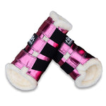 Neon Pink Brushing Boots - Equestroom - Equiluxe Tack