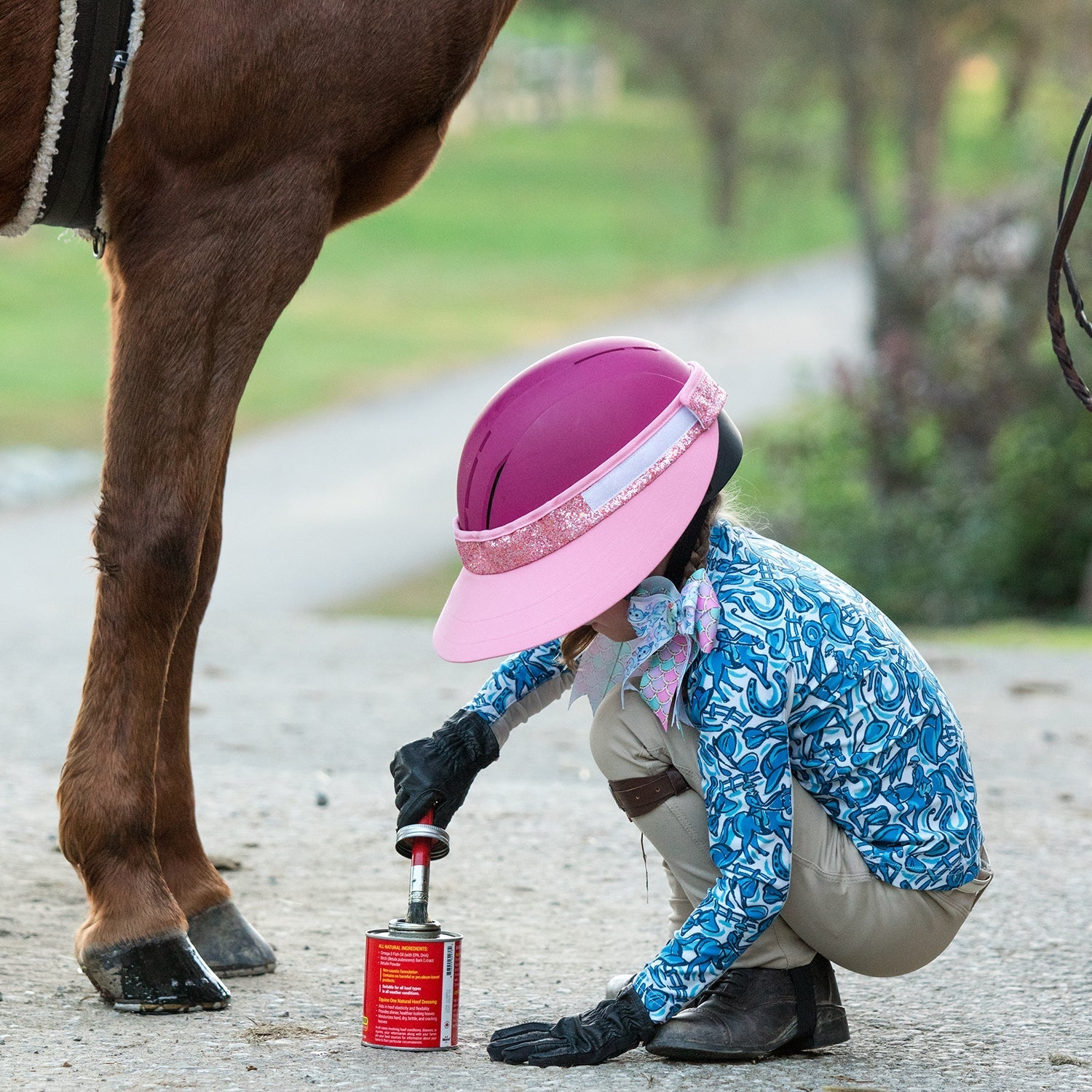 NEW EquiVisor® Original Shorty 3" Glitz - EquiVisor® - Equiluxe Tack