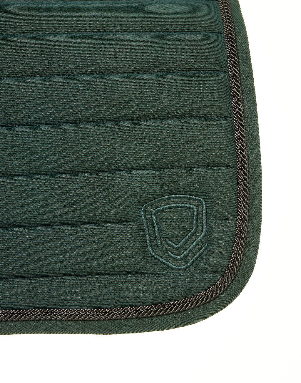 Night Green Corduroy Saddle Pad - Dressage - Equipad - Equiluxe Tack