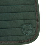Night Green Corduroy Saddle Pad - Dressage - Equipad - Equiluxe Tack