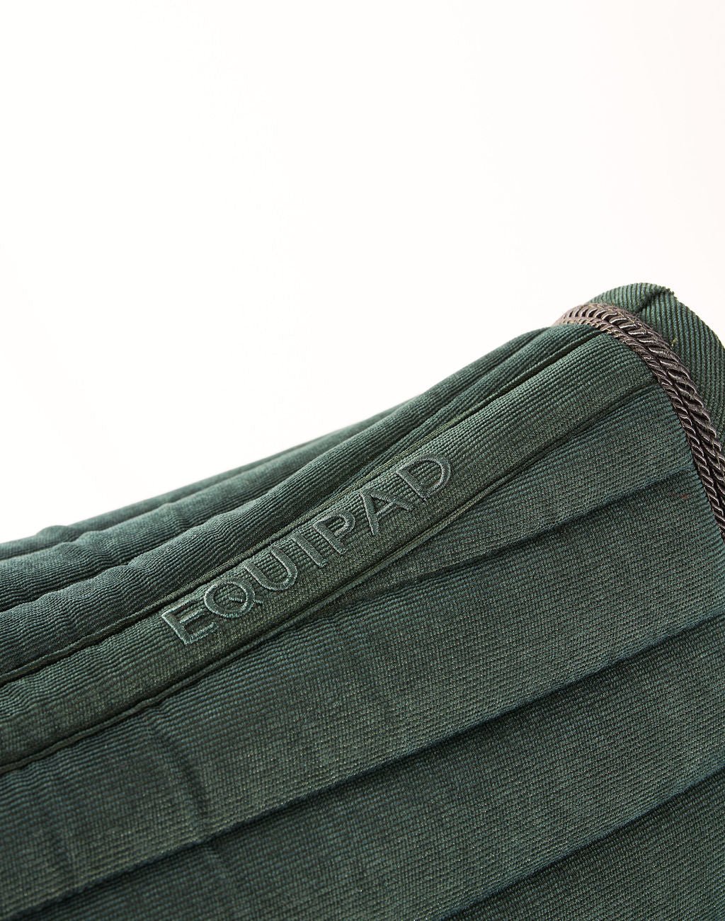 Night Green Corduroy Saddle Pad - Dressage - Equipad - Equiluxe Tack