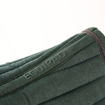 Night Green Corduroy Saddle Pad - Dressage - Equipad - Equiluxe Tack