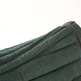 Night Green Corduroy Saddle Pad - Dressage - Equipad - Equiluxe Tack