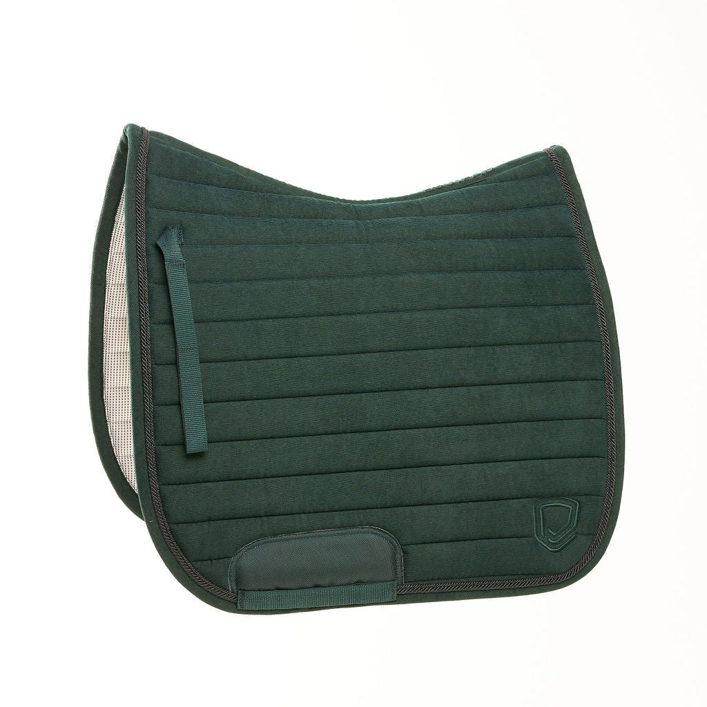 Night Green Corduroy Saddle Pad - Dressage - Equipad - Equiluxe Tack
