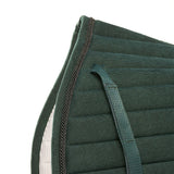 Night Green Corduroy Saddle Pad - Dressage - Equipad - Equiluxe Tack