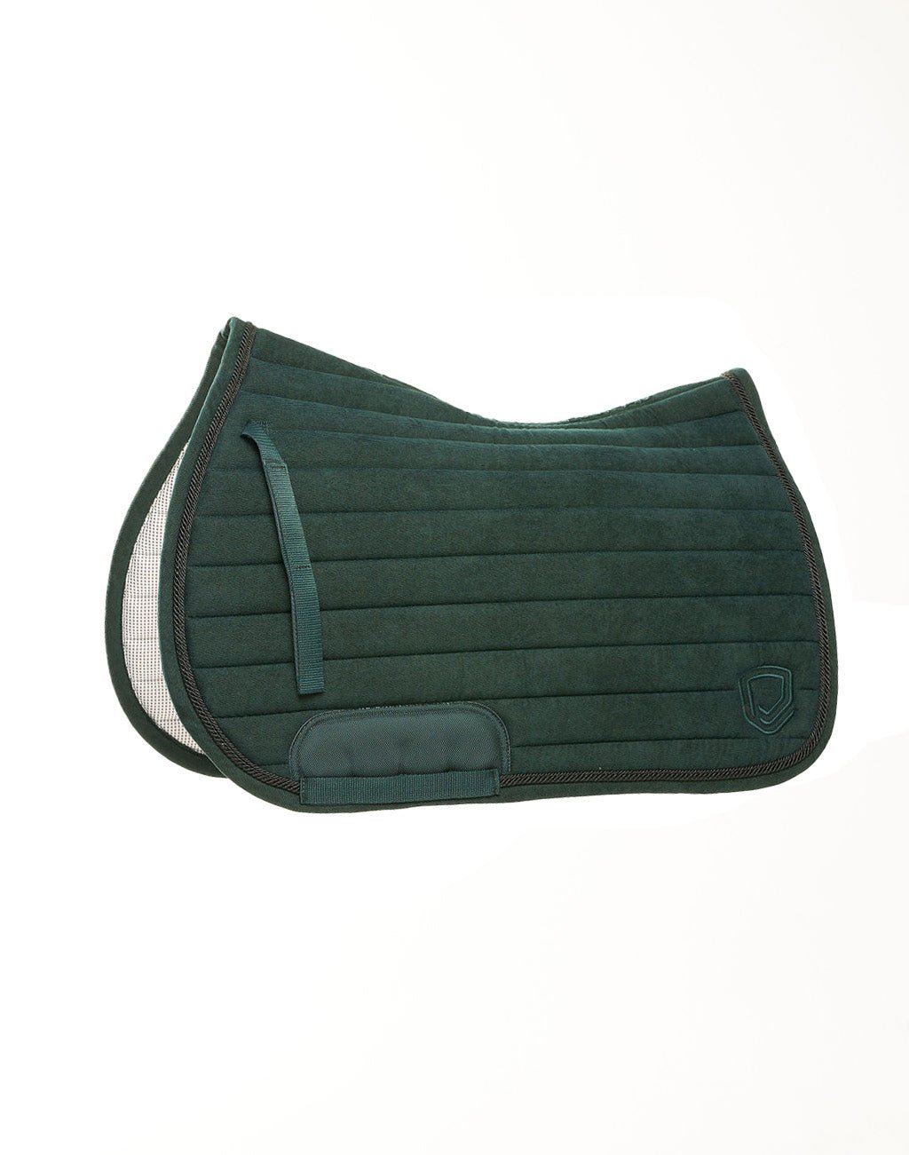 Night Green Corduroy Saddle Pad - Show Jumping / AP - Equipad - Equiluxe Tack