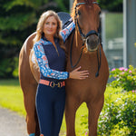 Novella Equestrian Always Fits Breeches - Navy - Novella Equestrian - Equiluxe Tack