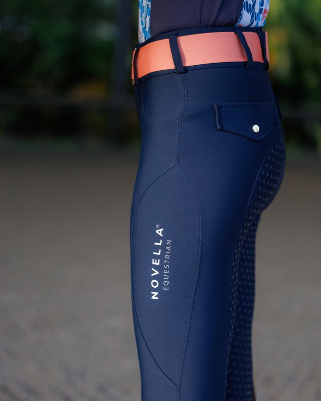 Novella Equestrian Always Fits Breeches - Navy - Novella Equestrian - Equiluxe Tack