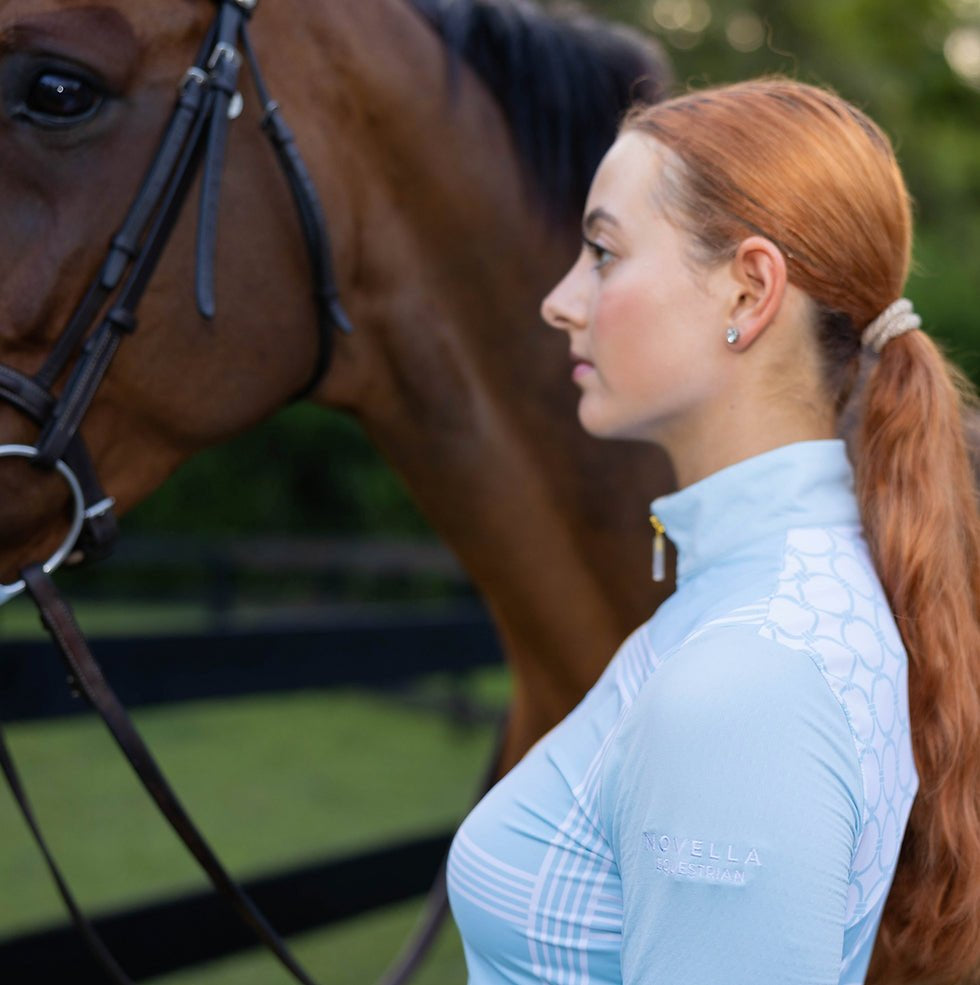 Novella Equestrian "Kortex" Long Sleeve Riding Shirt - Novella Equestrian - Equiluxe Tack