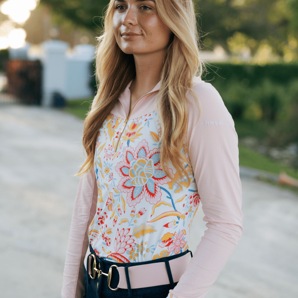 Novella Equestrian "The Bunny" (Long Sleeve) Riding Shirt - Novella Equestrian - Equiluxe Tack