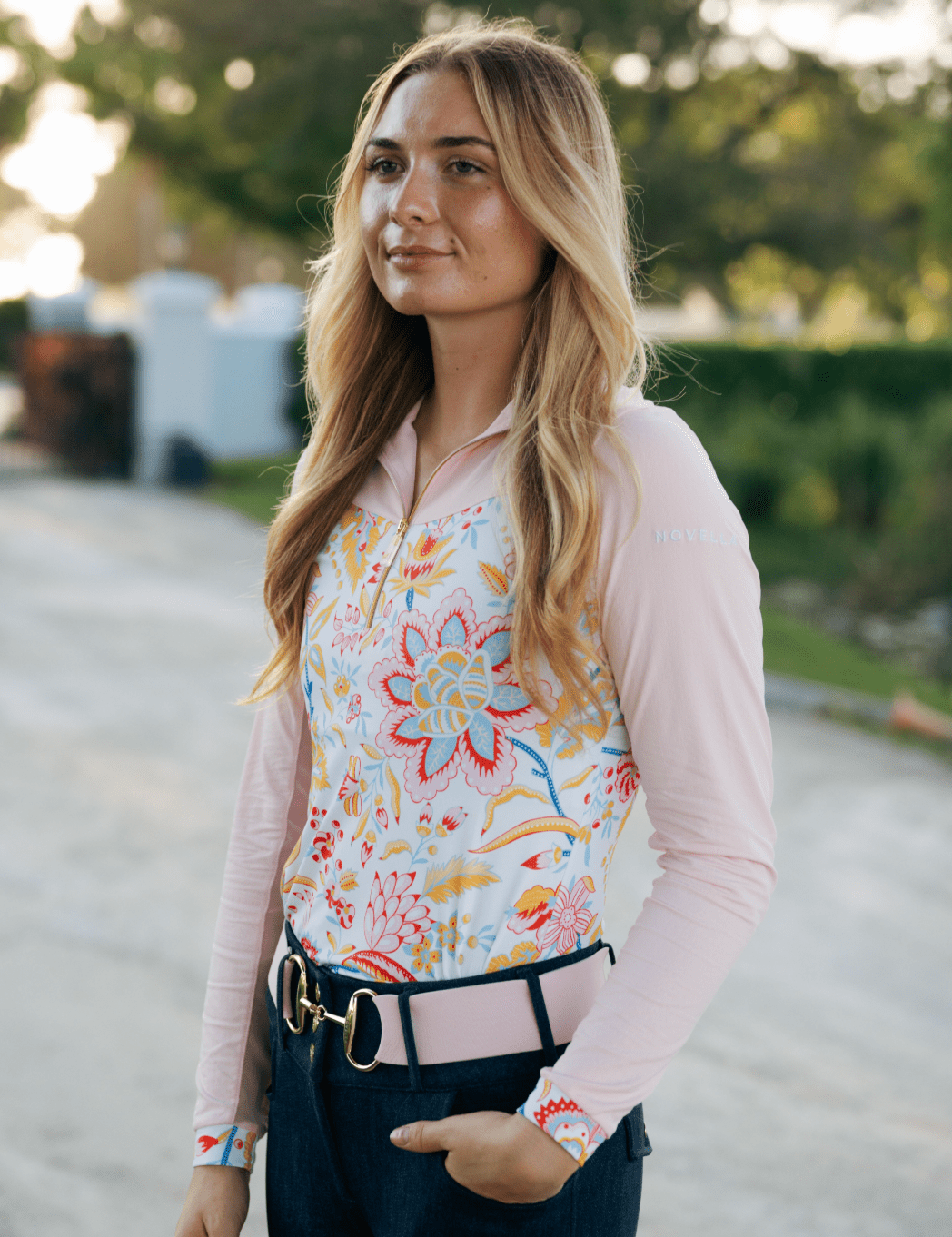 Novella Equestrian "The Bunny" (Long Sleeve) Riding Shirt - Novella Equestrian - Equiluxe Tack