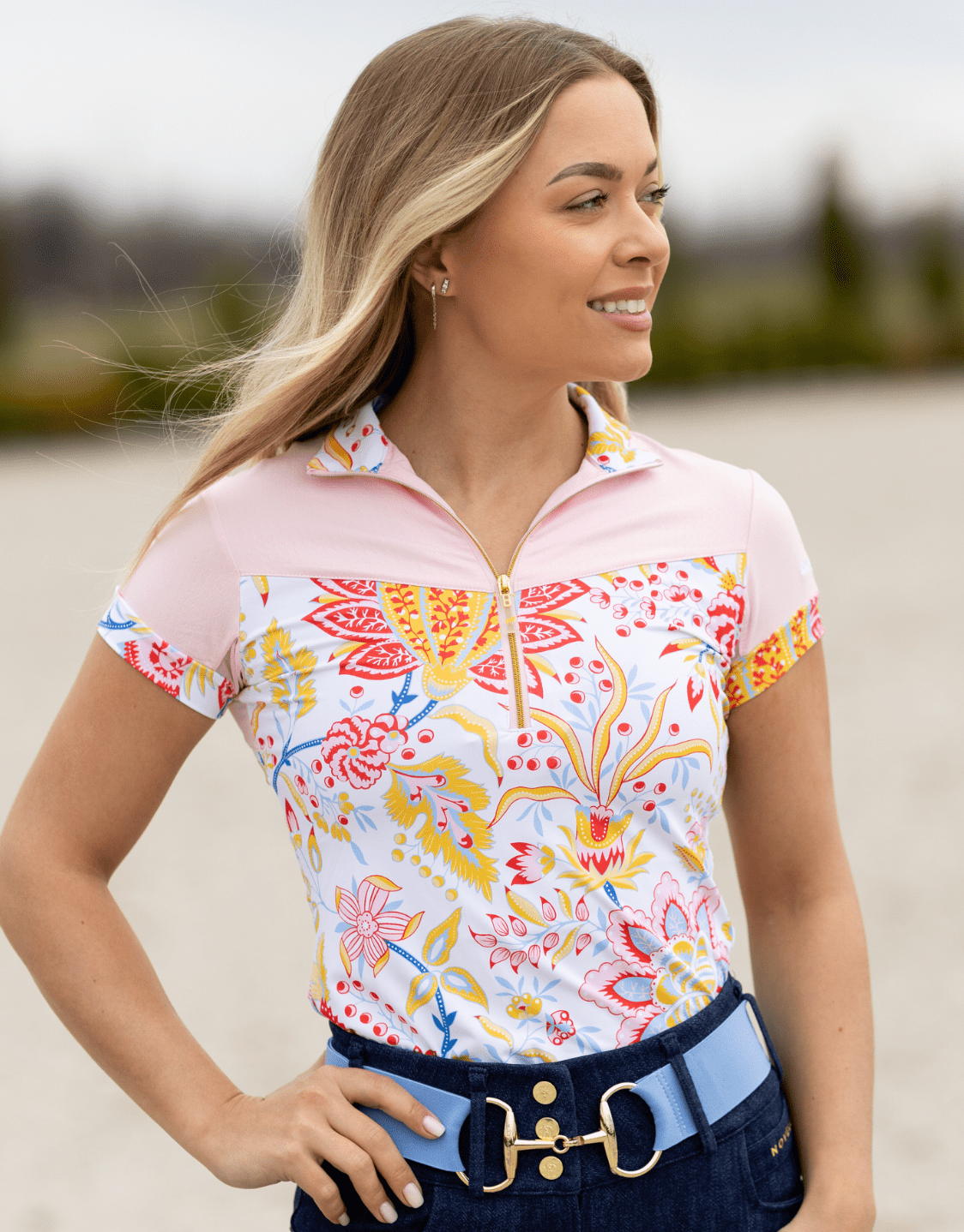 Novella Equestrian "The Bunny" (Short Sleeve) Riding Shirt - Novella Equestrian - Equiluxe Tack