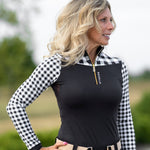 Novella Equestrian 'The Cody' Gingham Riding Shirt - Novella Equestrian - Equiluxe Tack