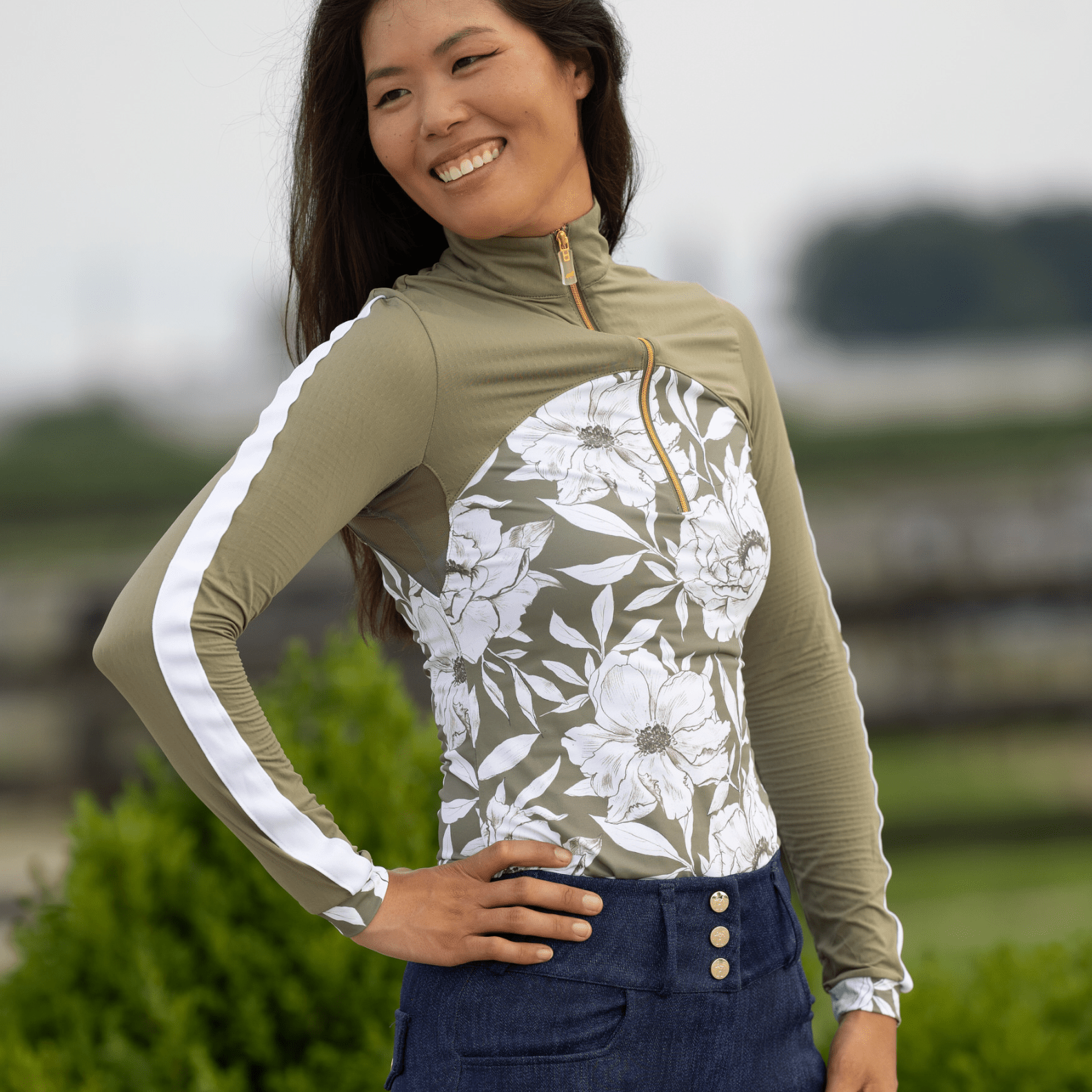 Novella Equestrian 'The Dillon' Long Sleeve Riding Shirt - Novella Equestrian - Equiluxe Tack