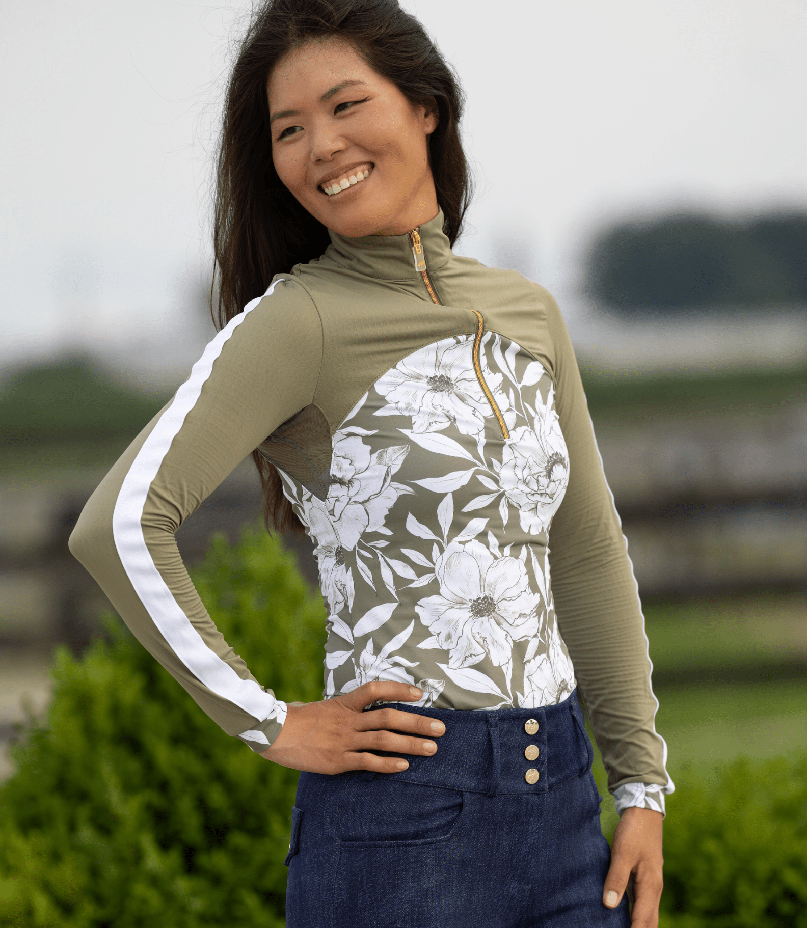 Novella Equestrian 'The Dillon' Long Sleeve Riding Shirt - Novella Equestrian - Equiluxe Tack