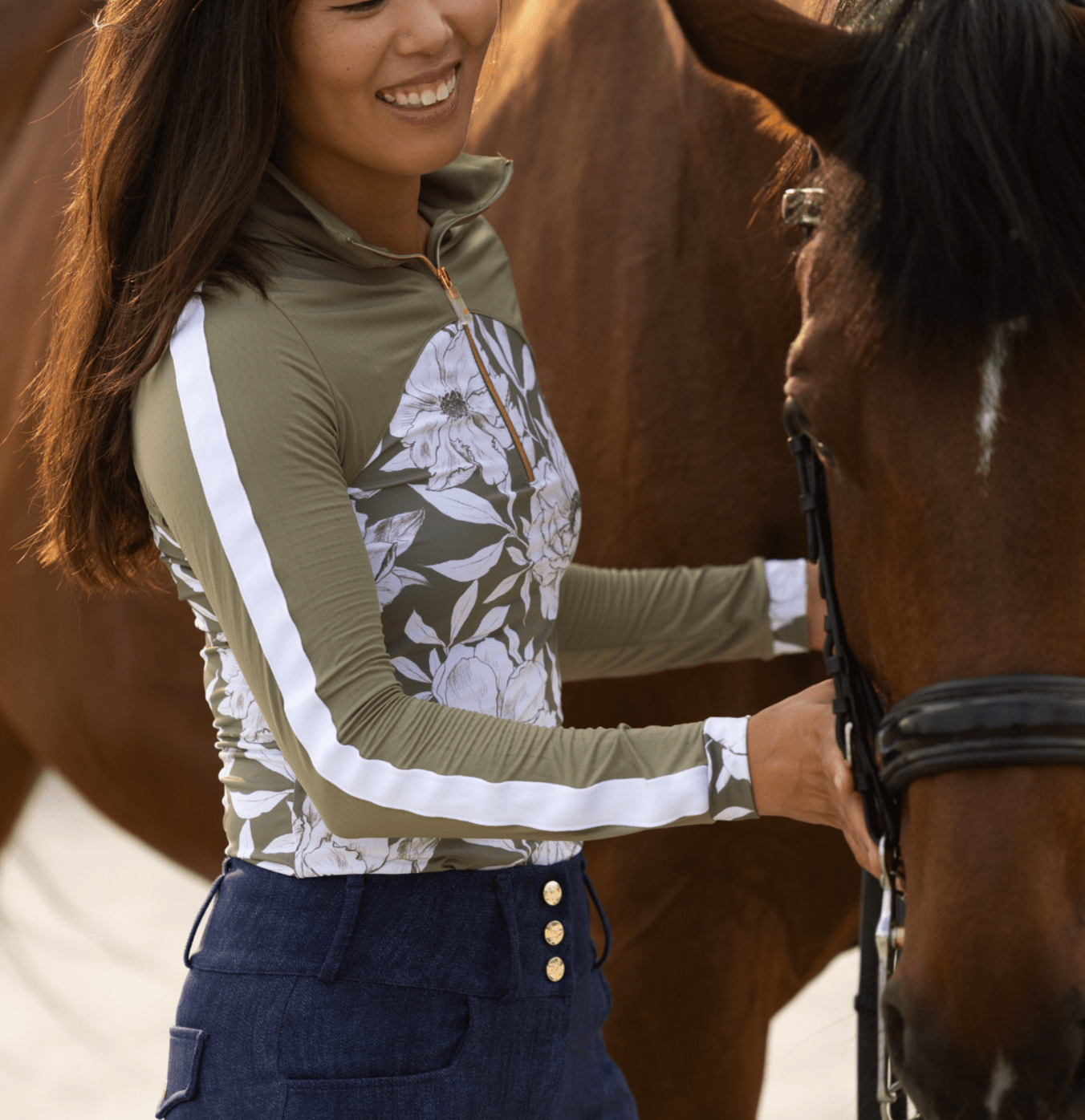 Novella Equestrian 'The Dillon' Long Sleeve Riding Shirt - Novella Equestrian - Equiluxe Tack