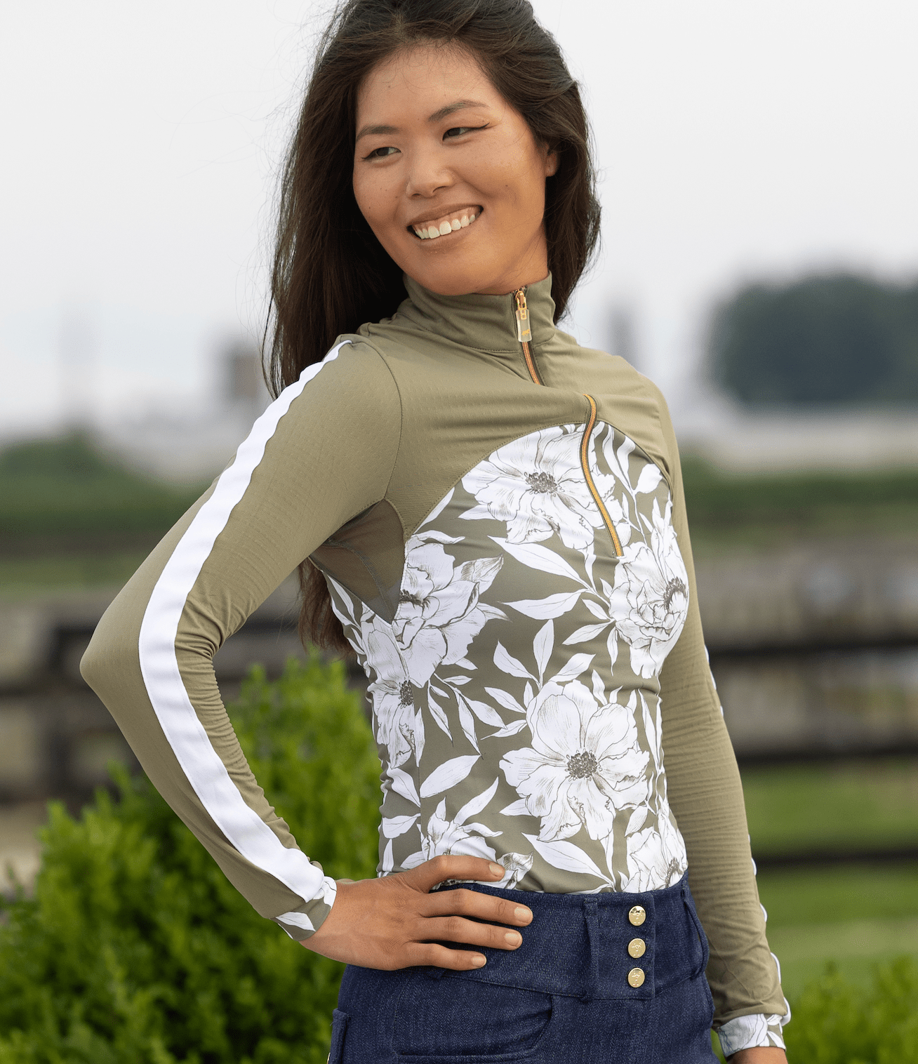 Novella Equestrian 'The Dillon' Long Sleeve Riding Shirt - Novella Equestrian - Equiluxe Tack