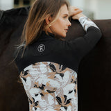 Novella Equestrian "The Diva" Floral Long Sleeve - Novella Equestrian - Equiluxe Tack