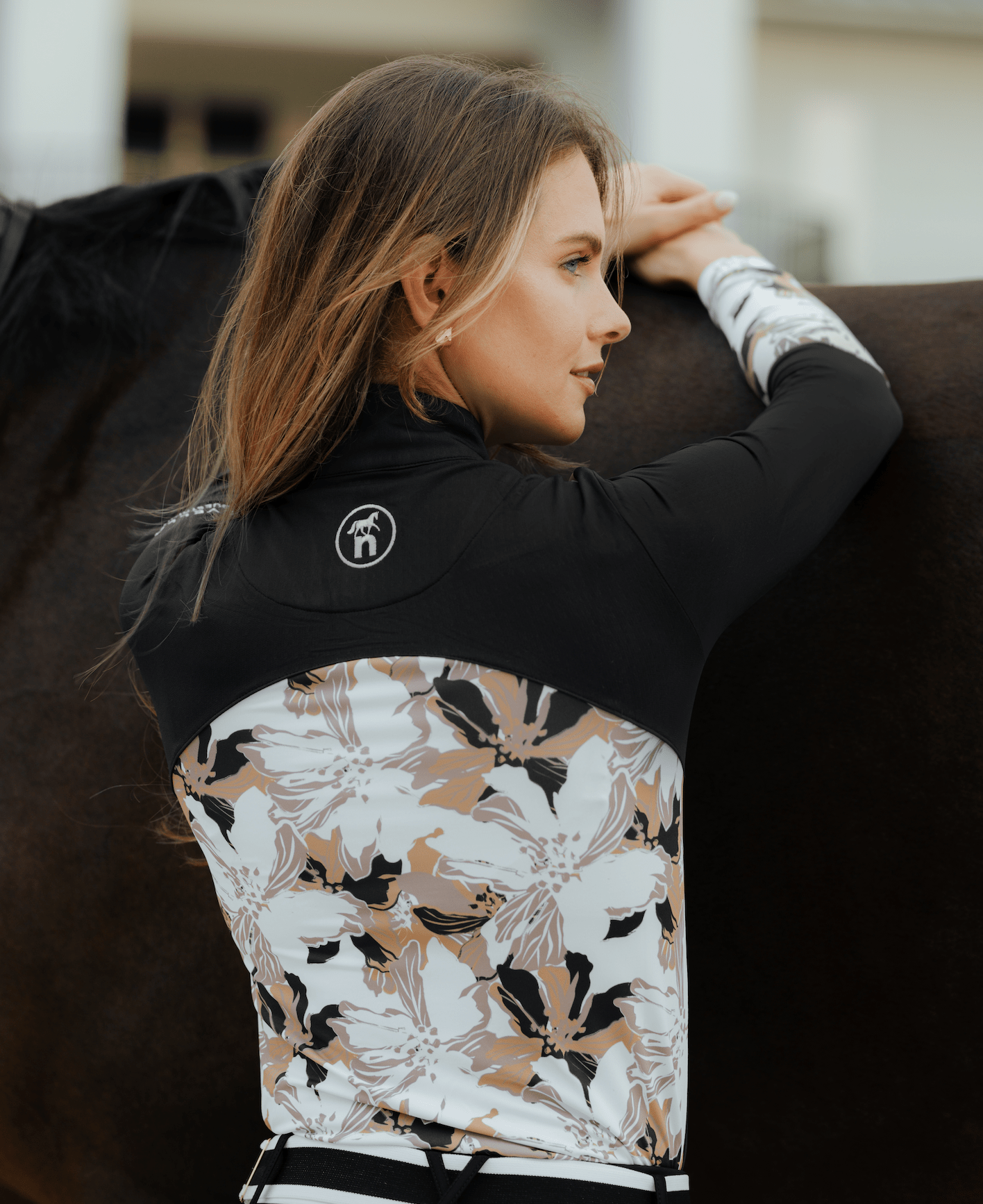 Novella Equestrian 'The Diva' Long Sleeve Shirt - Novella Equestrian - Equiluxe Tack