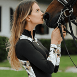Novella Equestrian 'The Diva' Long Sleeve Shirt - Novella Equestrian - Equiluxe Tack