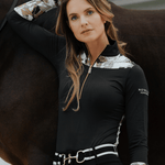 Novella Equestrian 'The Diva' Long Sleeve Shirt - Novella Equestrian - Equiluxe Tack