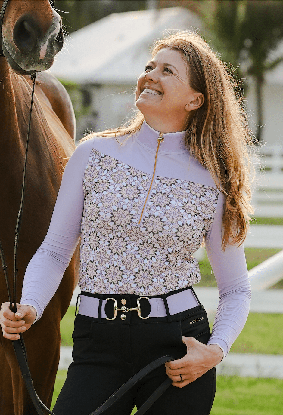 Novella Equestrian The Faith. Long Sleeve Riding Shirt - Equiluxe Tack