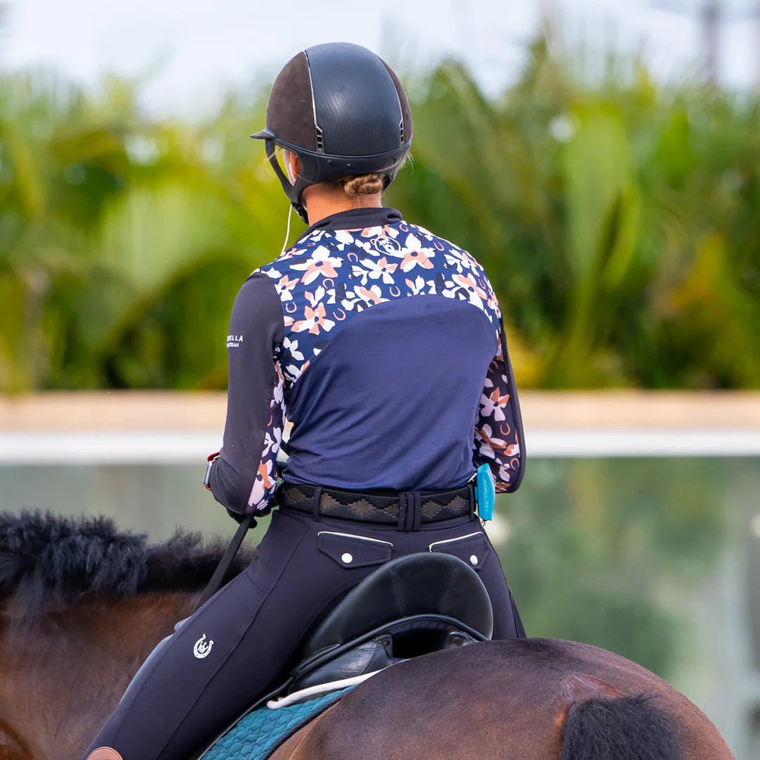 Novella Equestrian "The Jamboree" Long Sleeve Riding Shirt - Novella Equestrian - Equiluxe Tack