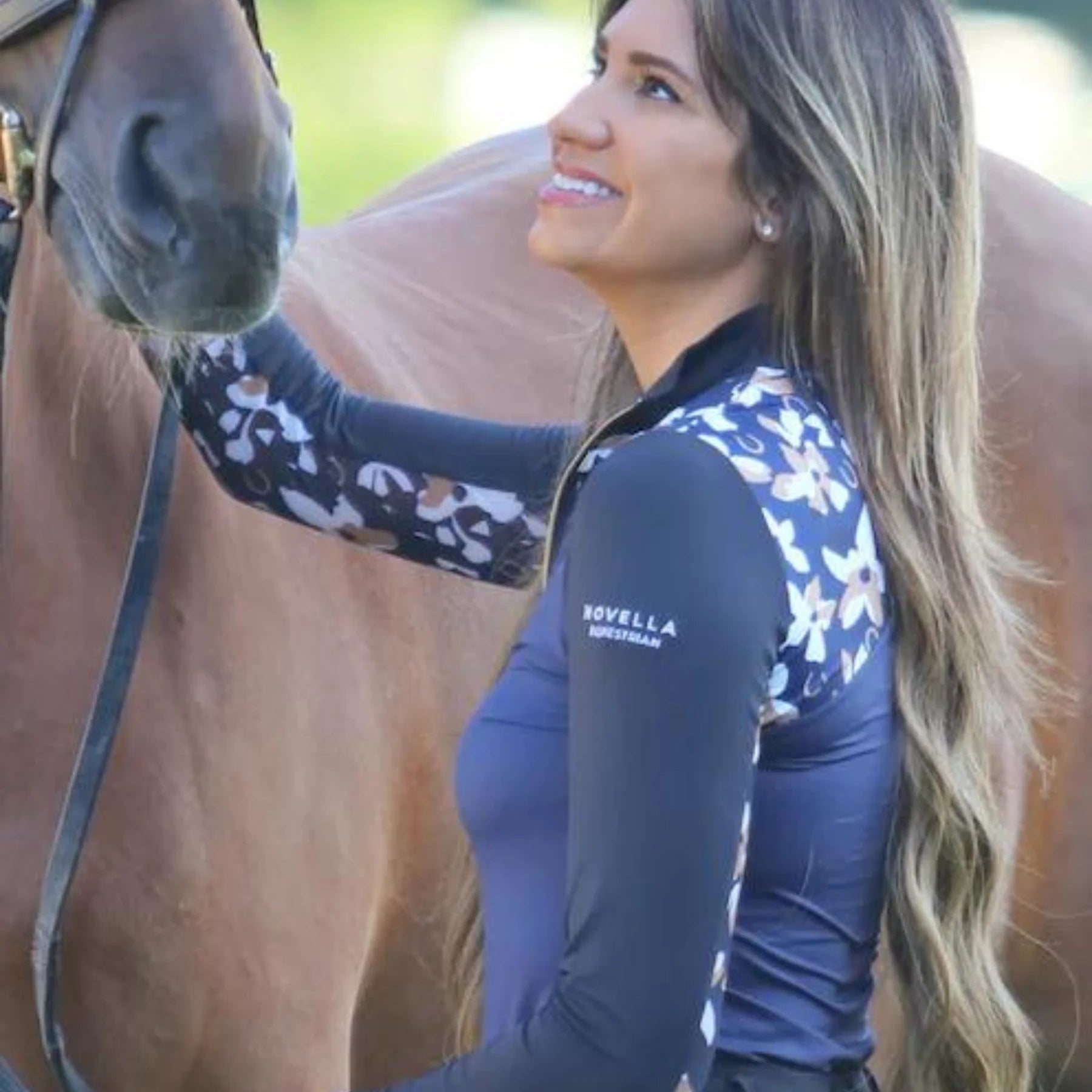 Novella Equestrian "The Jamboree" Long Sleeve Riding Shirt - Novella Equestrian - Equiluxe Tack