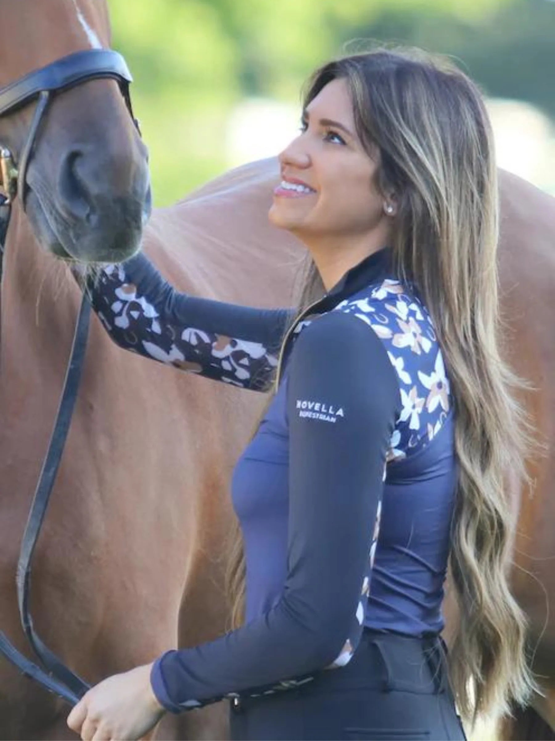 Novella Equestrian "The Jamboree" Long Sleeve Riding Shirt - Novella Equestrian - Equiluxe Tack