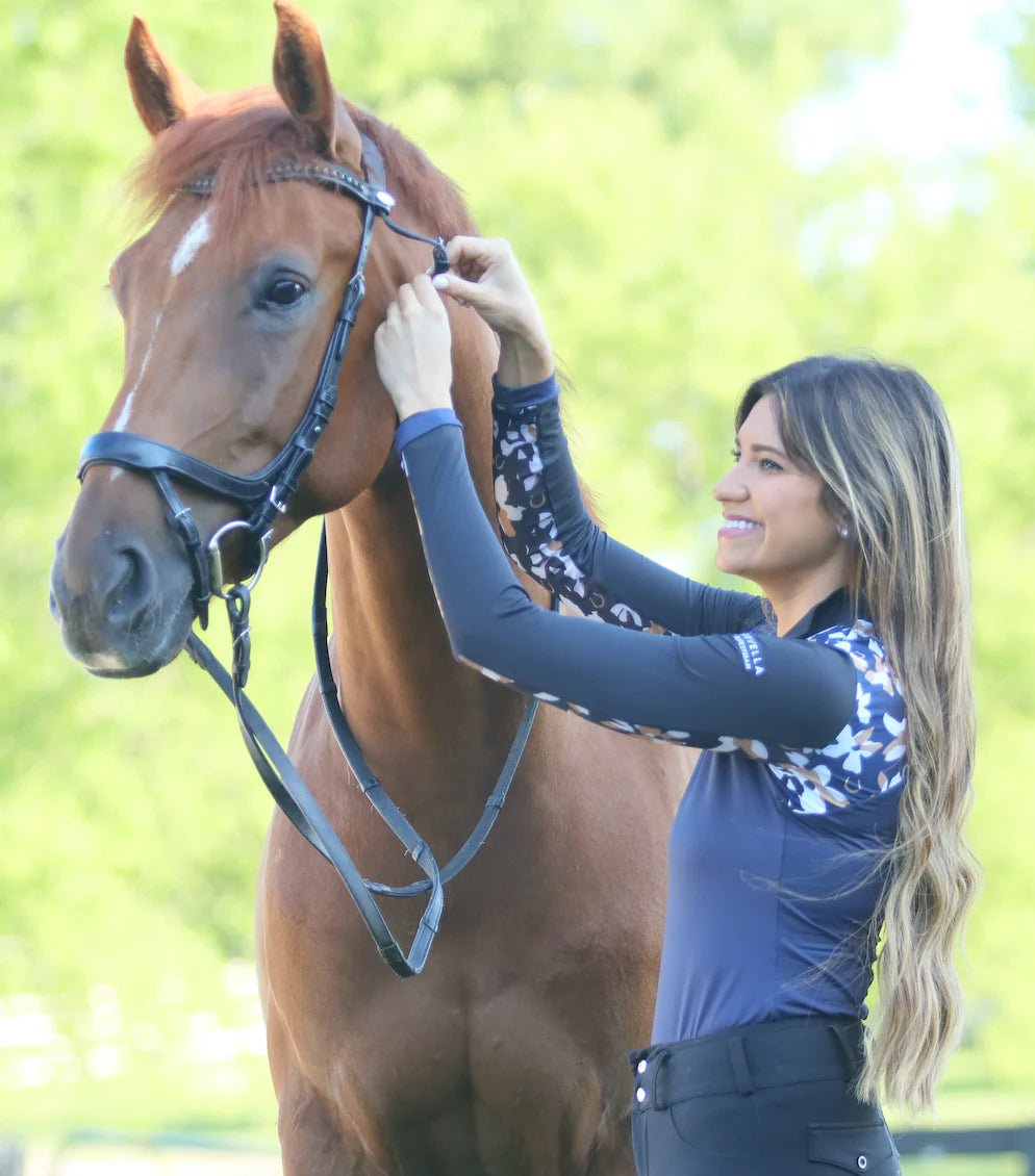 Novella Equestrian "The Jamboree" Long Sleeve Riding Shirt - Novella Equestrian - Equiluxe Tack