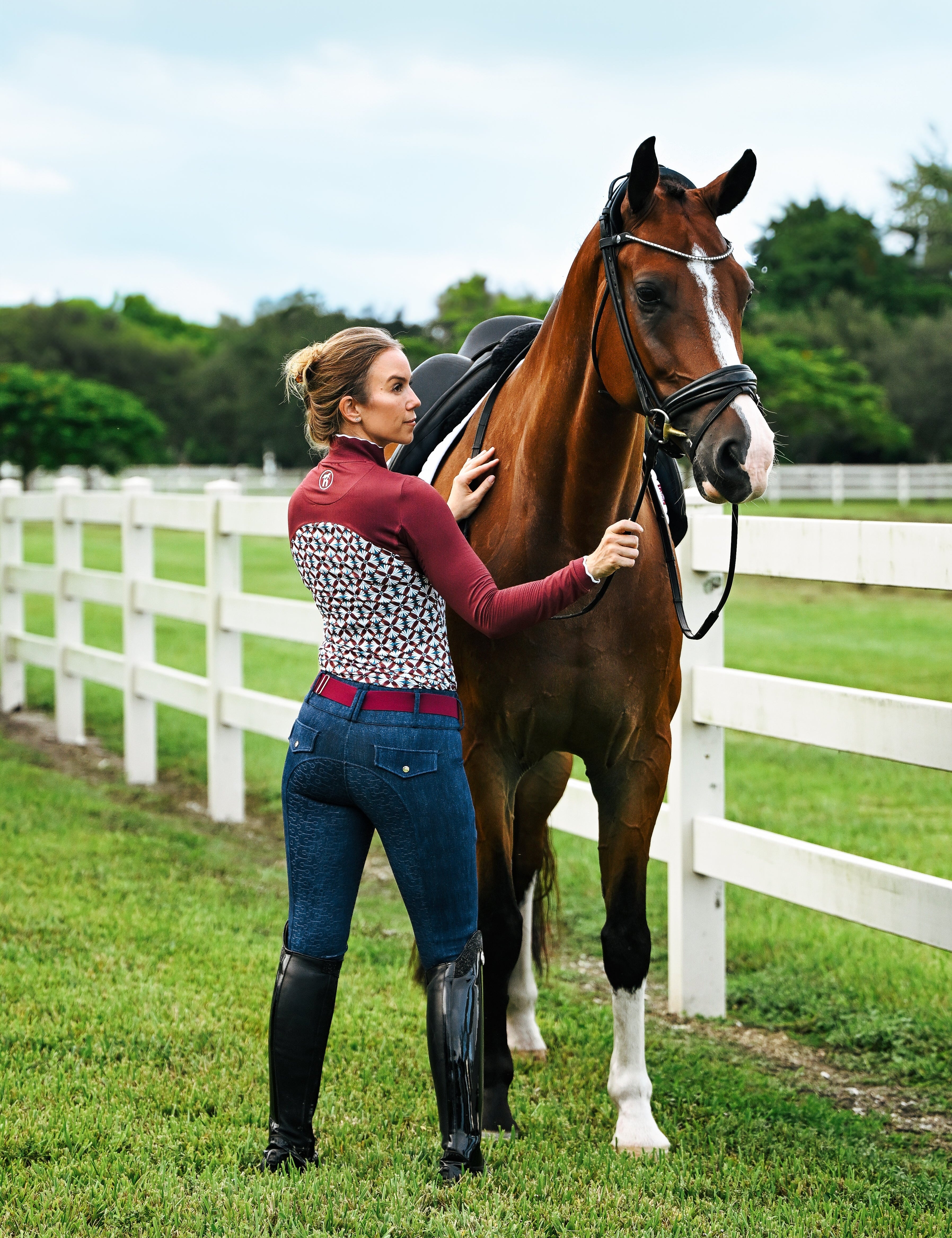 Novella Equestrian 'The Juliet' Long Sleeve - Novella Equestrian - Equiluxe Tack
