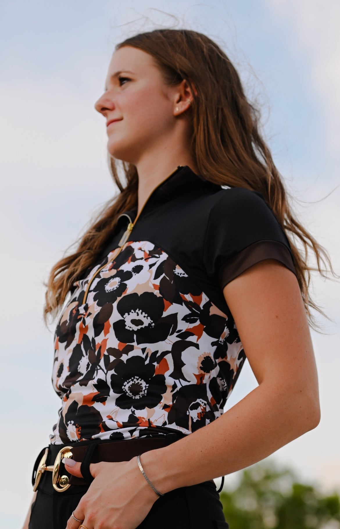 Novella Equestrian The Madison Short Sleeve Riding Shirt - Novella Equestrian - Equiluxe Tack