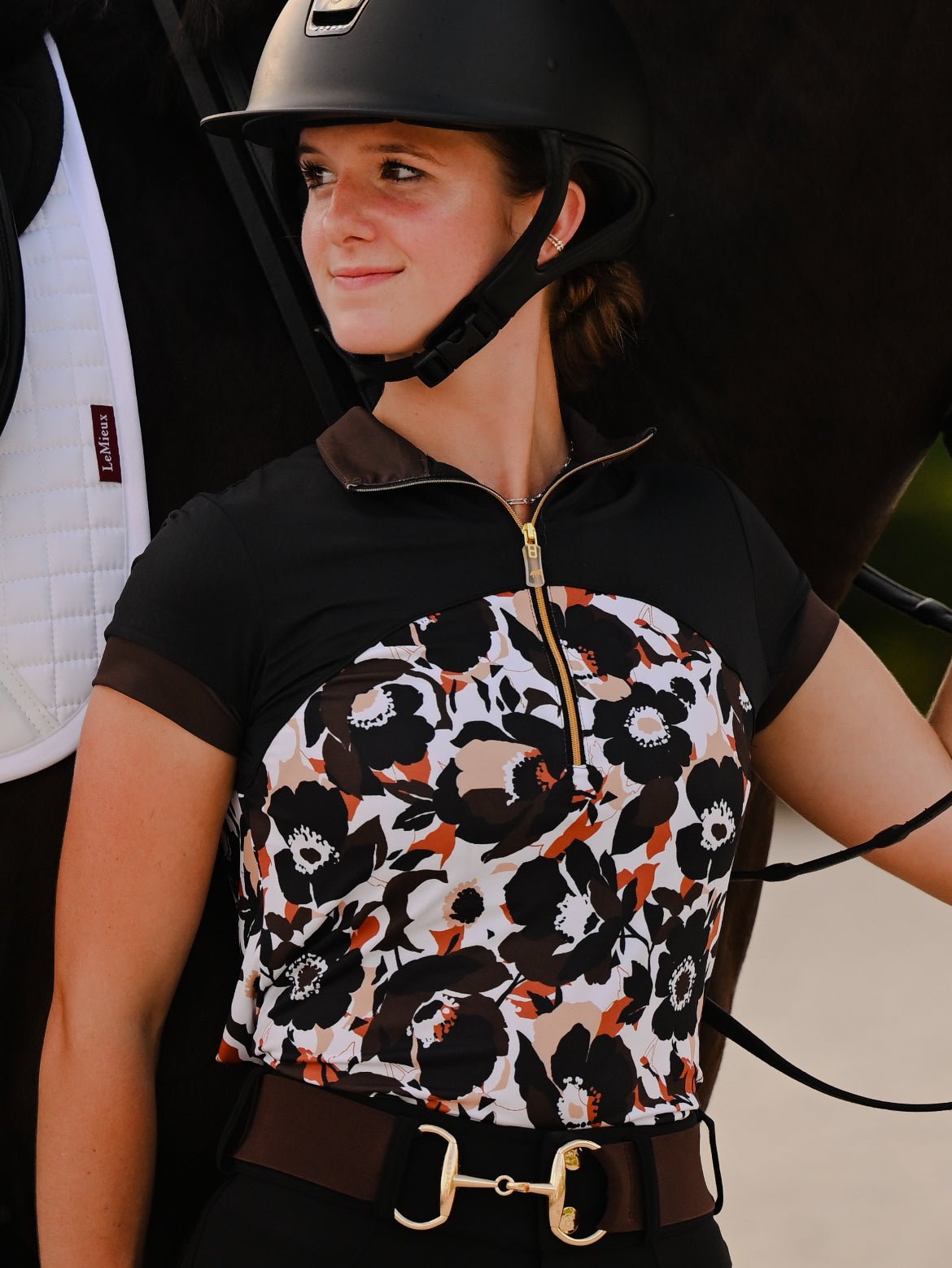 Novella Equestrian The Madison Short Sleeve Riding Shirt - Novella Equestrian - Equiluxe Tack